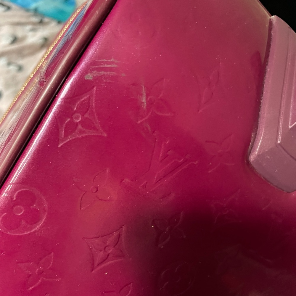Violette monogram Vernis leather Louis Vuitton Pegase 45 - Picture 14 of 15